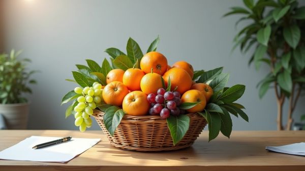 Offrez un panier de fruits au bureau pour booster votre équipe